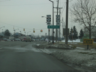 Intersection of Dixie Highway and M-15, Clarkston