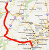 Route from Breezewood to Lorton