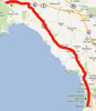 Route from Weeki Wachee to Tallahassee