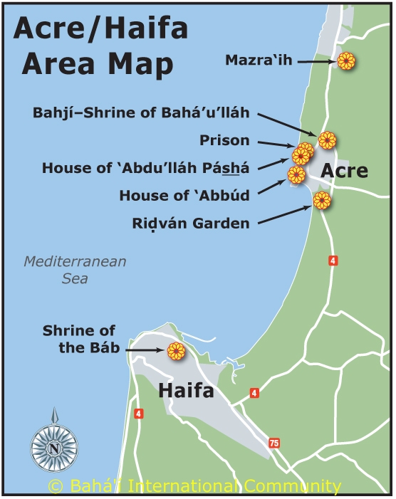 Map of 'Akka and Haifa area