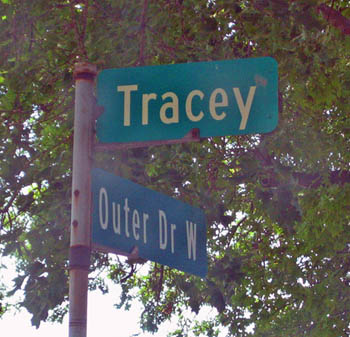 Tracey Street in Detroit