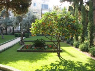 Garden near where Bah�'u'll�h once pitched His tent